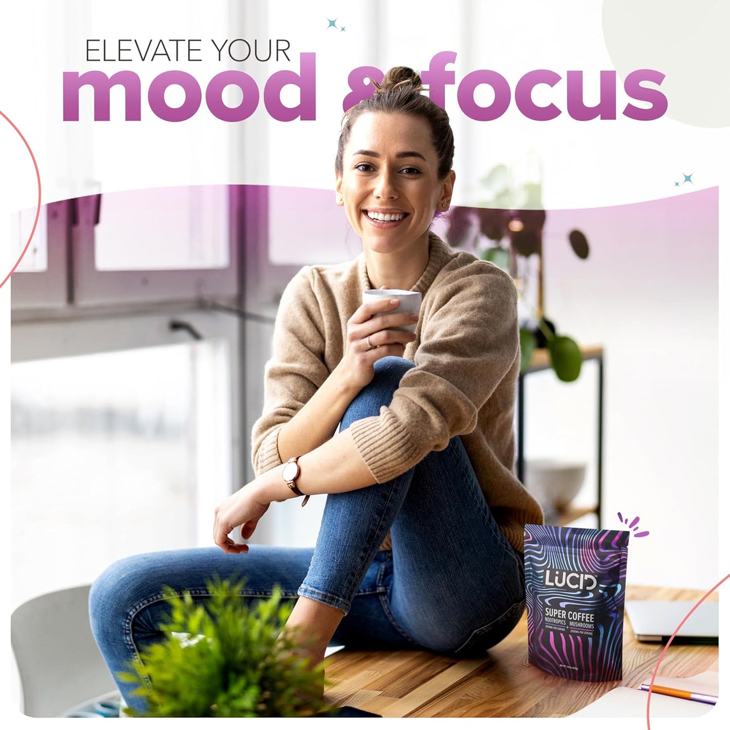 Lucid™ Nootropic+Mushroom Coffee - Lucid™