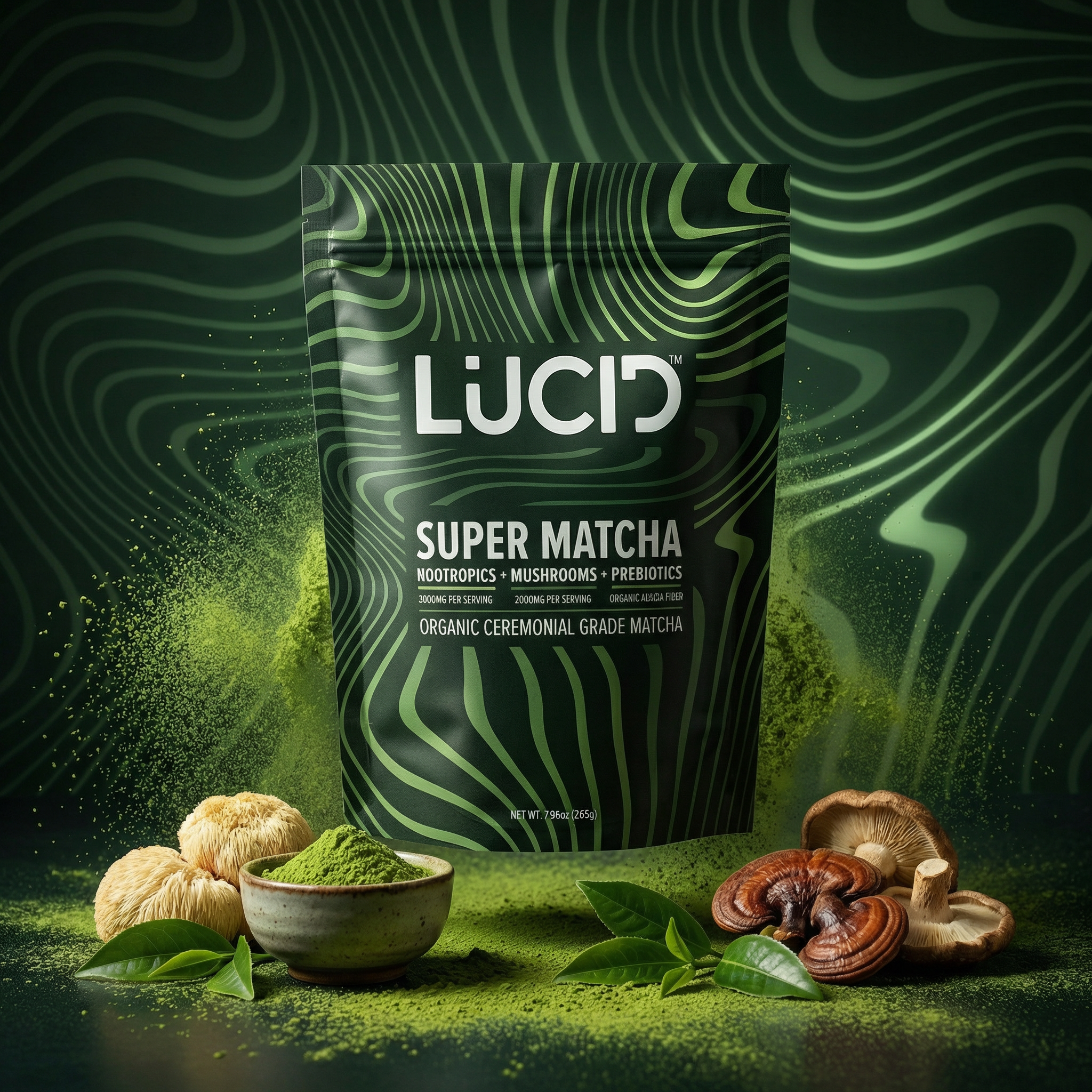 Nootropic+Mushroom Matcha