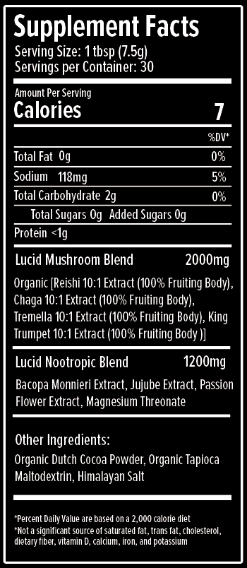 
                  
                    Lucid™ Dream Nootropic+Mushroom Cacao - Lucid™
                  
                