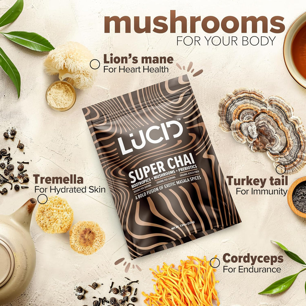 
                  
                    Lucid™ Nootropic+Mushroom Chai - Lucid™
                  
                