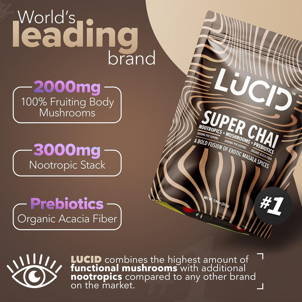 
                  
                    Lucid™ Nootropic+Mushroom Chai - Lucid™
                  
                