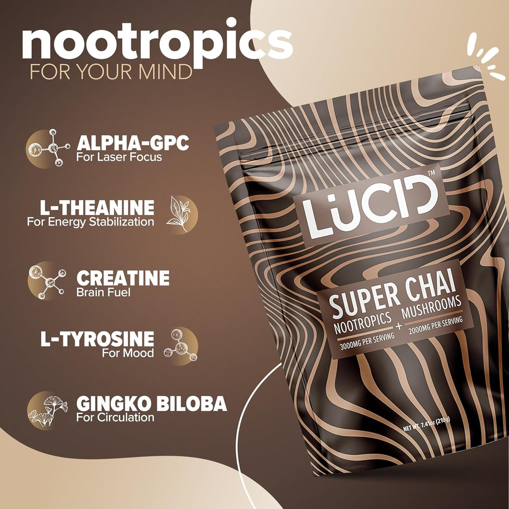 
                  
                    Lucid™ Nootropic+Mushroom Chai - Lucid™
                  
                