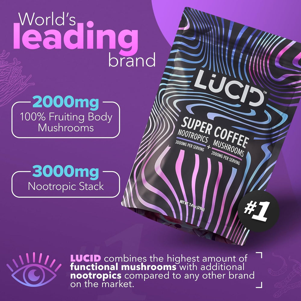 
                  
                    Lucid™ Nootropic+Mushroom Coffee - Lucid™
                  
                