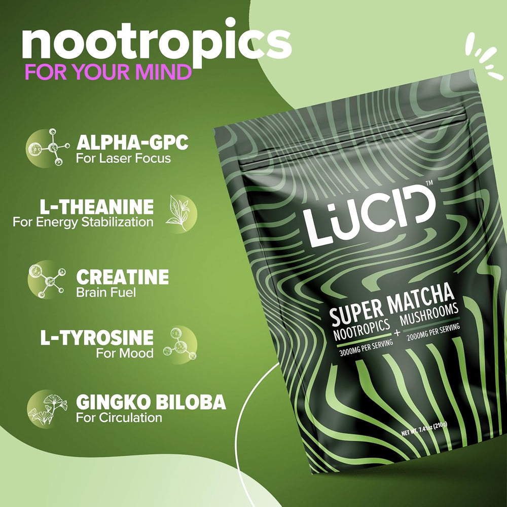 
                  
                    Lucid™ Nootropic+Mushroom Matcha - Lucid™
                  
                