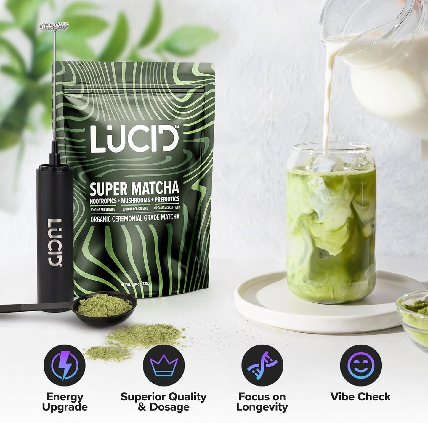
                  
                    Lucid™ Nootropic+Mushroom Matcha - Lucid™
                  
                