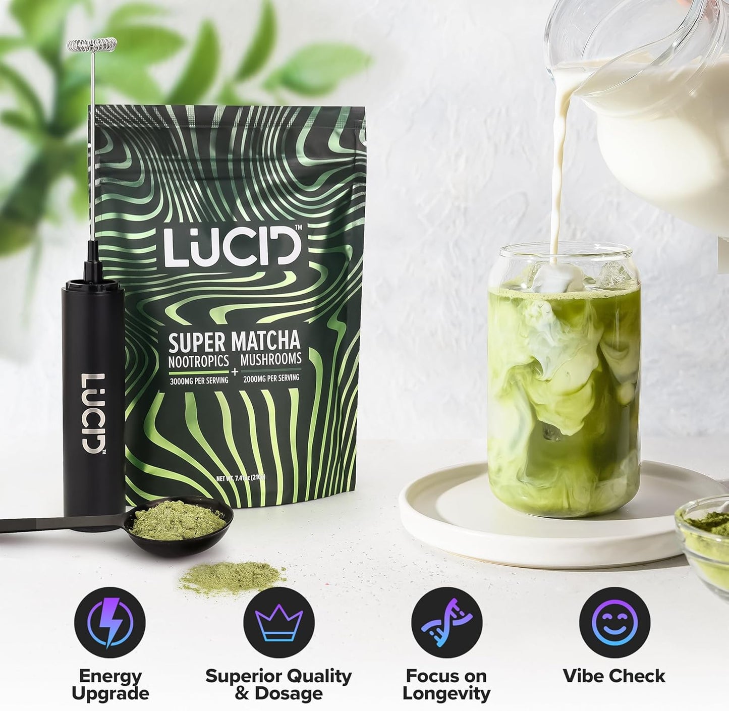 
                  
                    Lucid™ Nootropic+Mushroom Matcha - Lucid™
                  
                