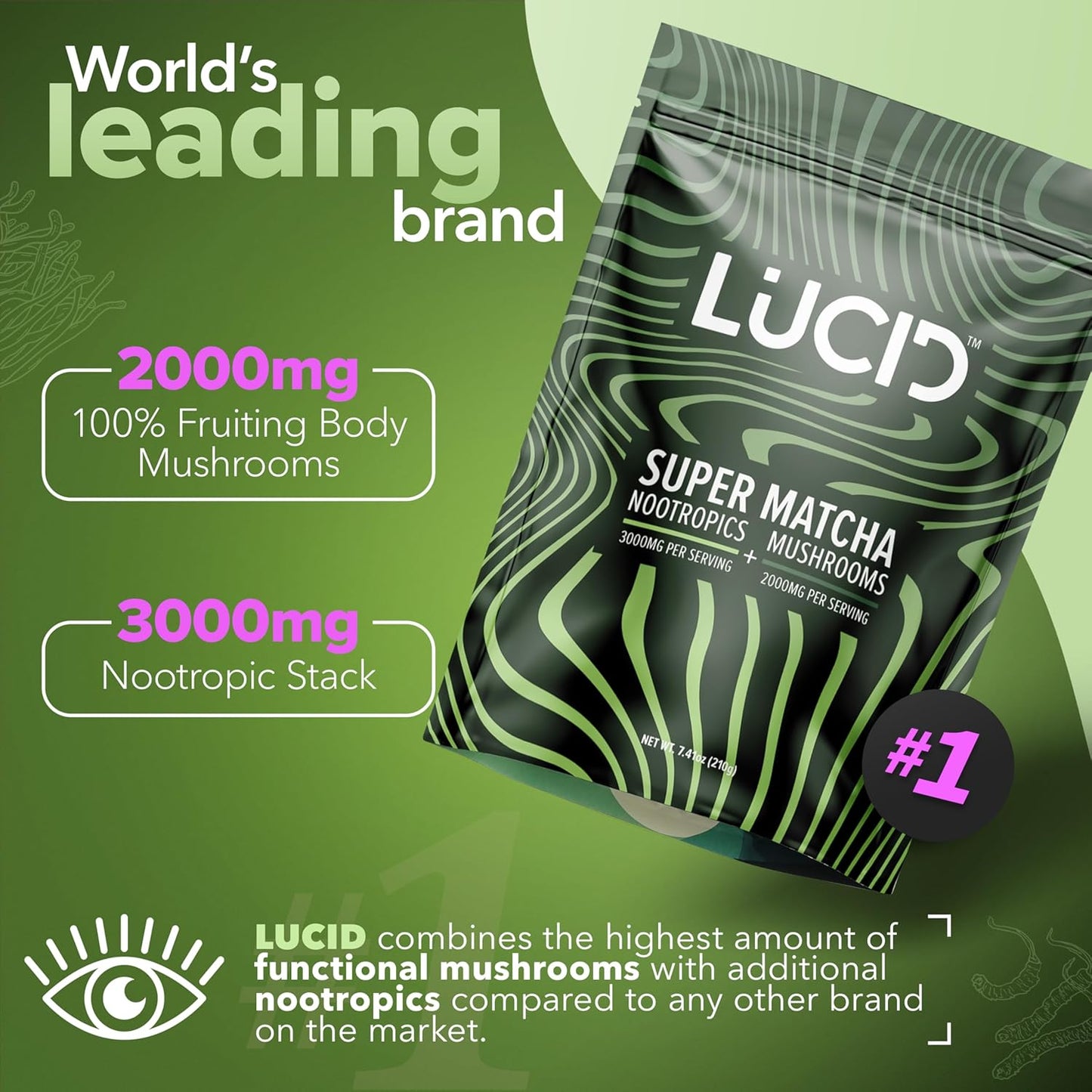 
                  
                    Lucid™ Nootropic+Mushroom Matcha - Lucid™
                  
                