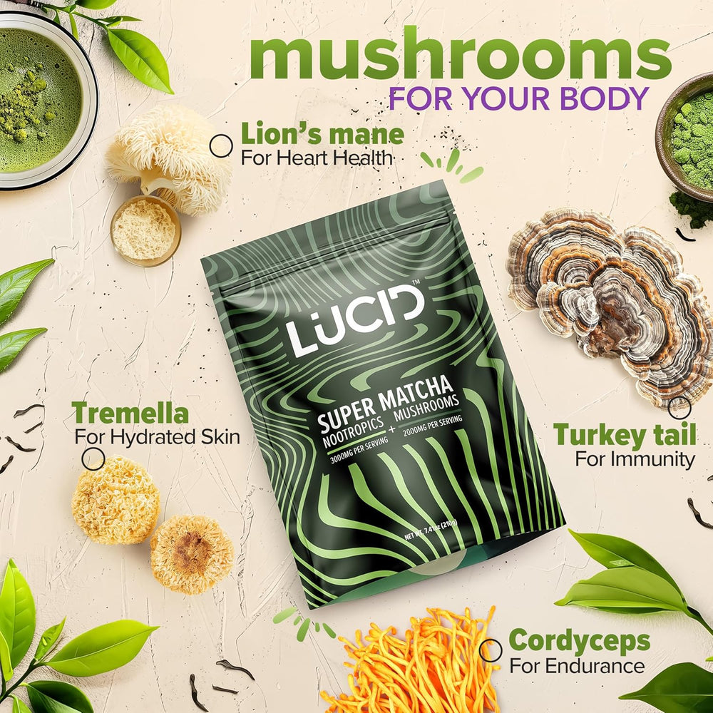 
                  
                    Lucid™ Nootropic+Mushroom Matcha - Lucid™
                  
                