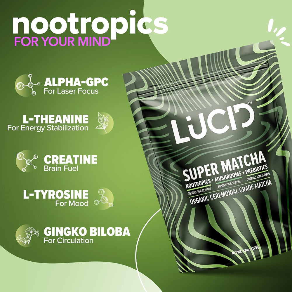 
                  
                    Lucid™ Nootropic+Mushroom Matcha - Lucid™
                  
                