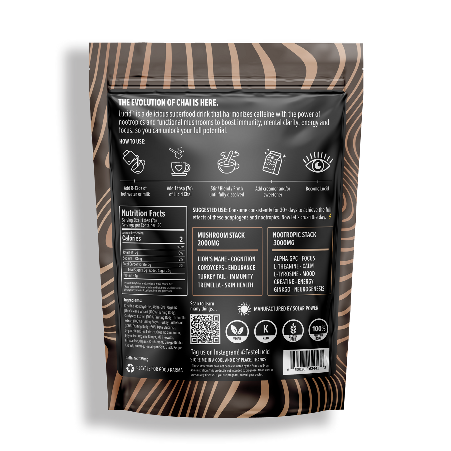 
                  
                    Lucid™ Nootropic+Mushroom Chai
                  
                
