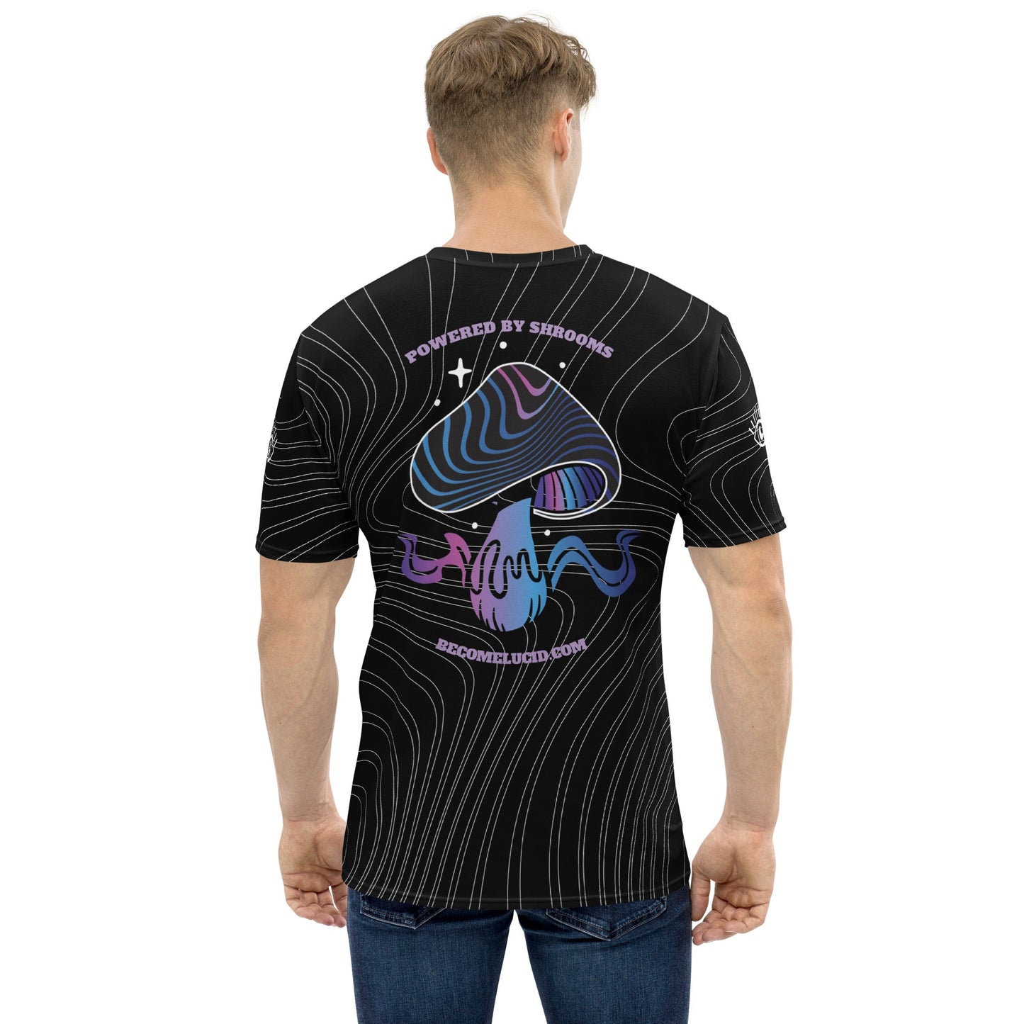 
                  
                    Men's "Powered by Shrooms" Athletic T-Shirt - Lucid™
                  
                