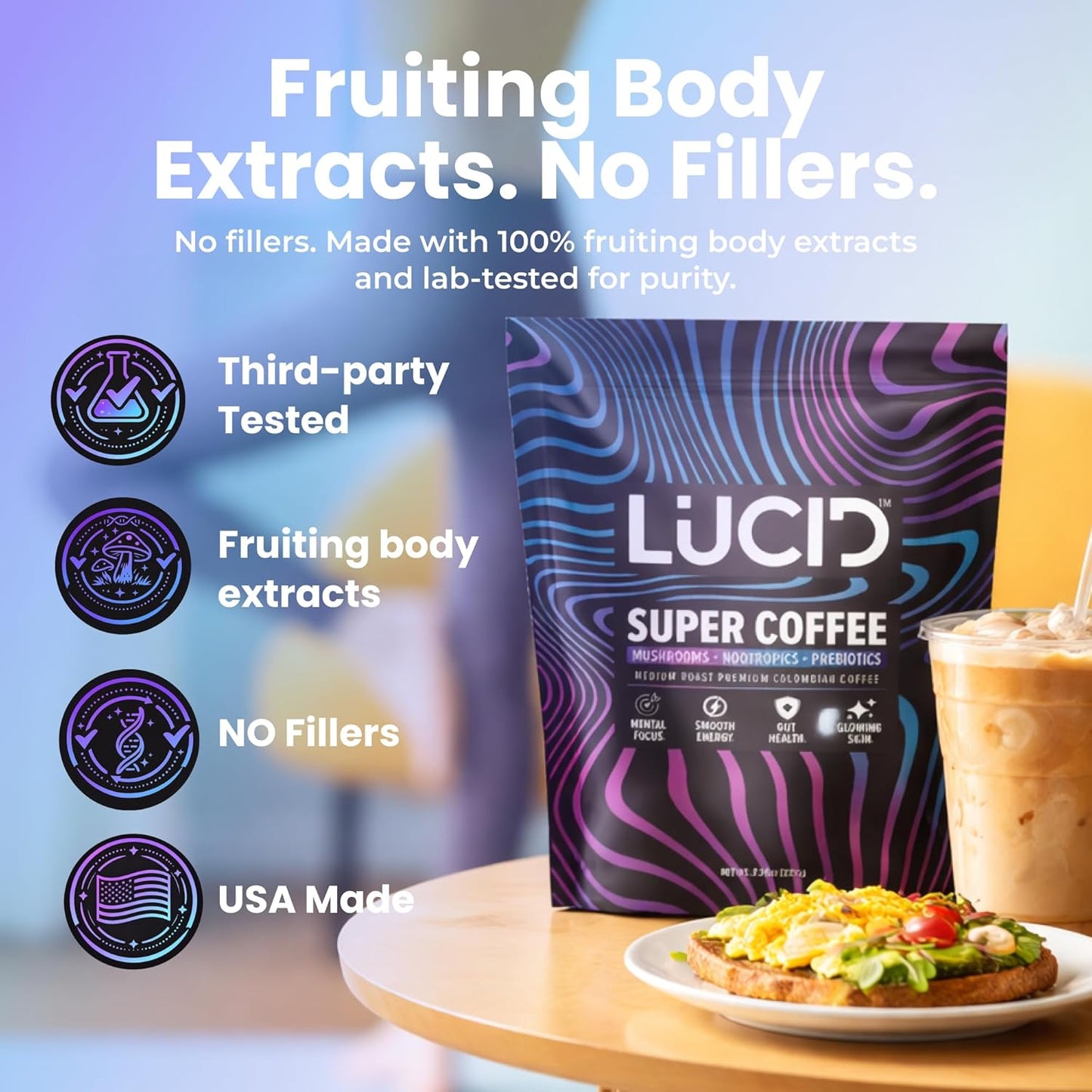 
                  
                    Nootropic+Mushroom Coffee - Lucid™
                  
                