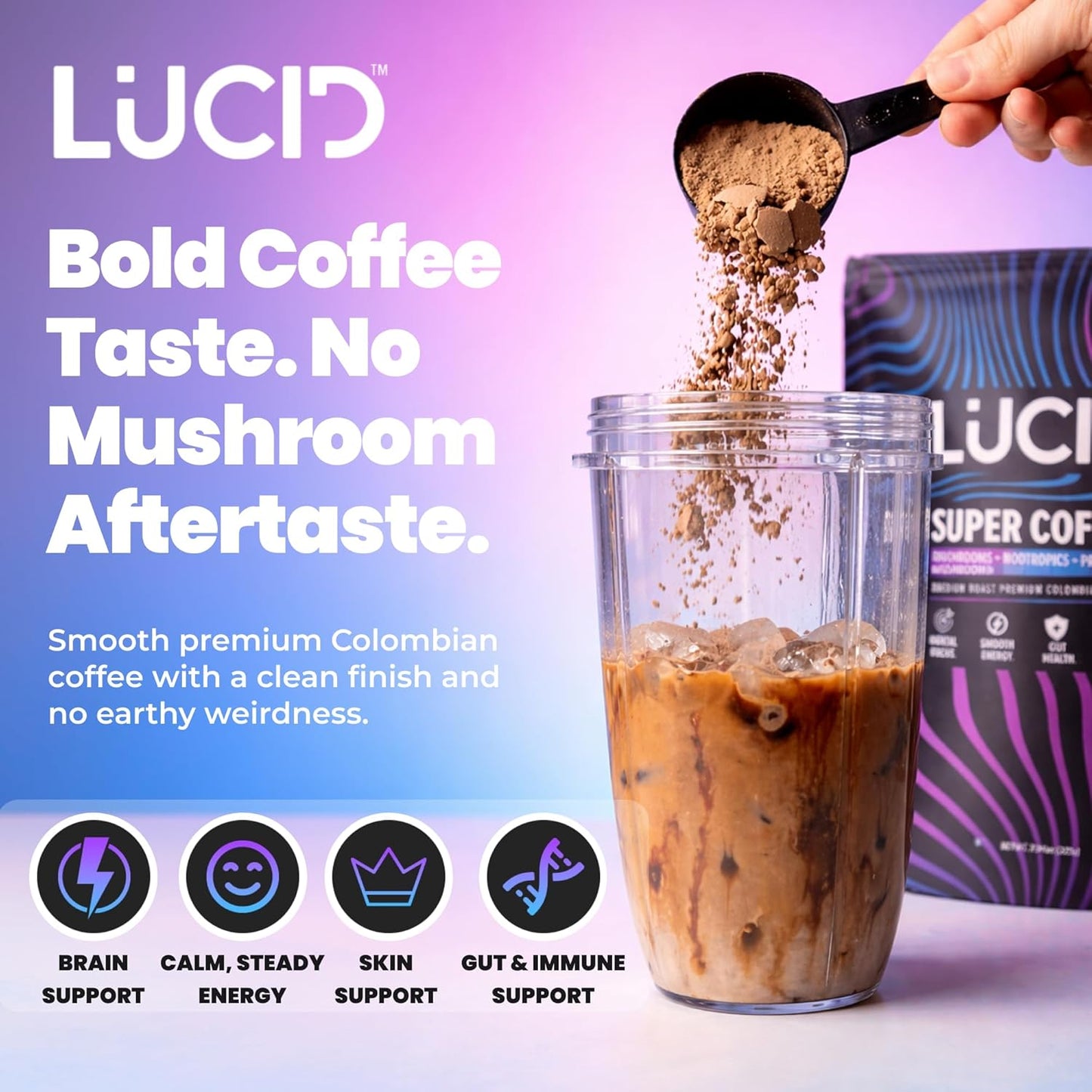 
                  
                    Nootropic+Mushroom Coffee - Lucid™
                  
                