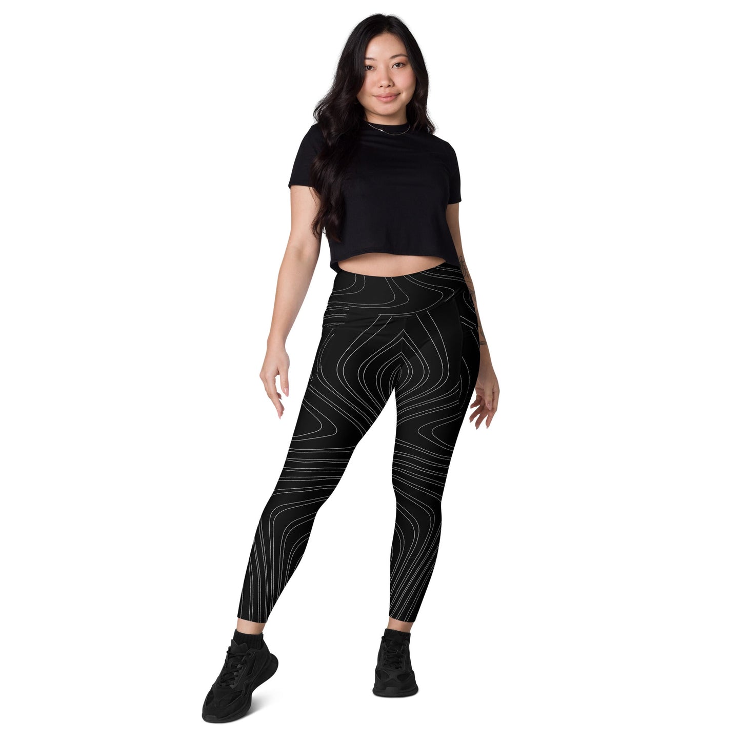 
                  
                    Women's "Black Swirl" Leggings - Lucid™
                  
                