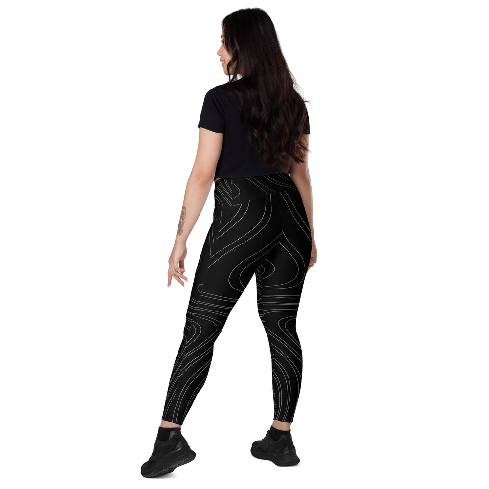 Women's "Black Swirl" Leggings - Lucid™