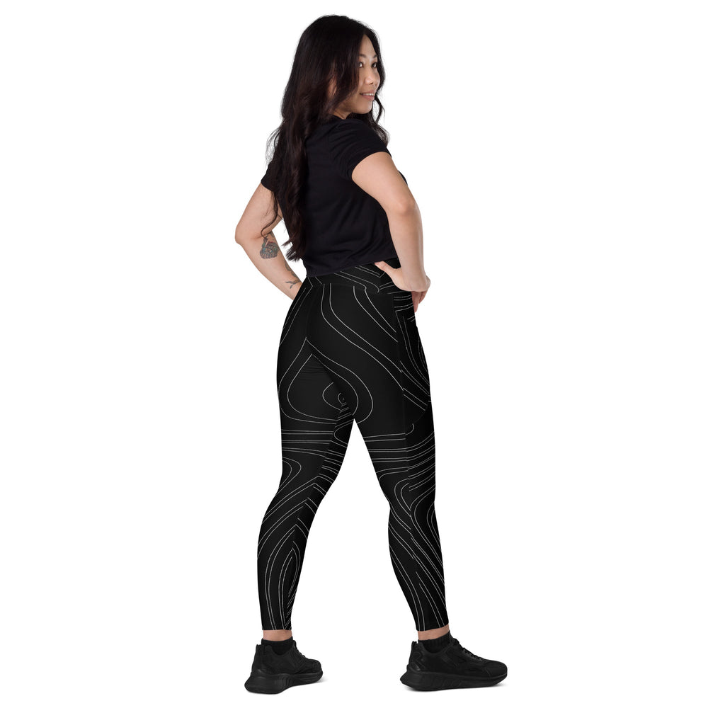 Women's "Black Swirl" Leggings - Lucid™