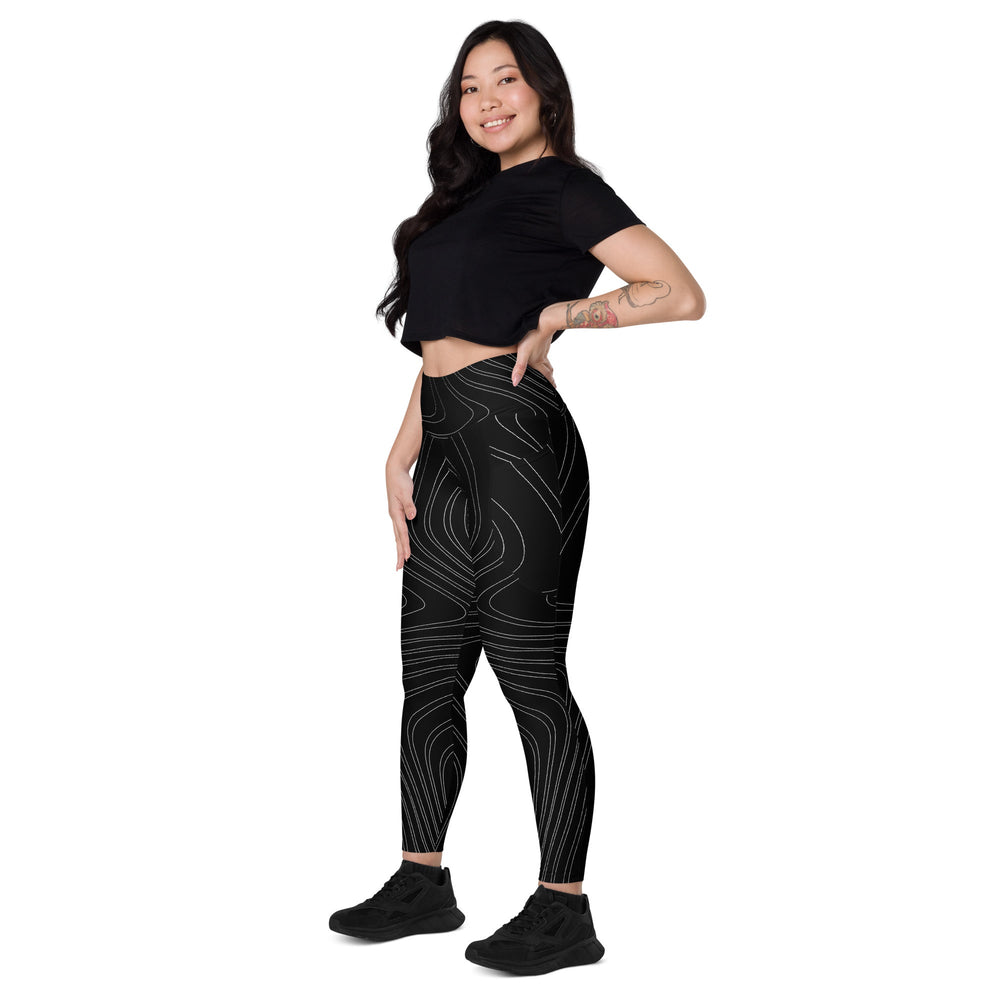 Women's "Black Swirl" Leggings - Lucid™