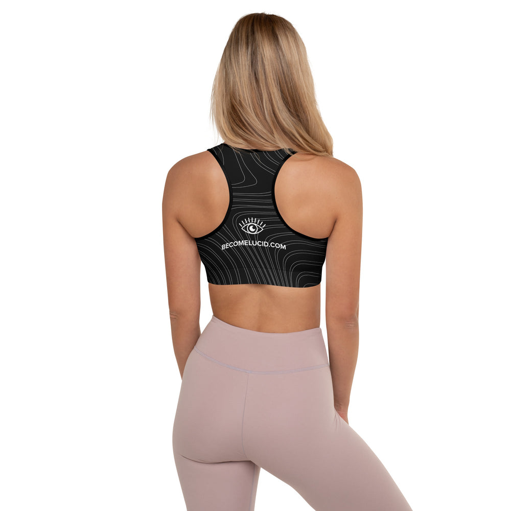 
                  
                    Women's "Black Swirl" Sports Bra - Lucid™
                  
                