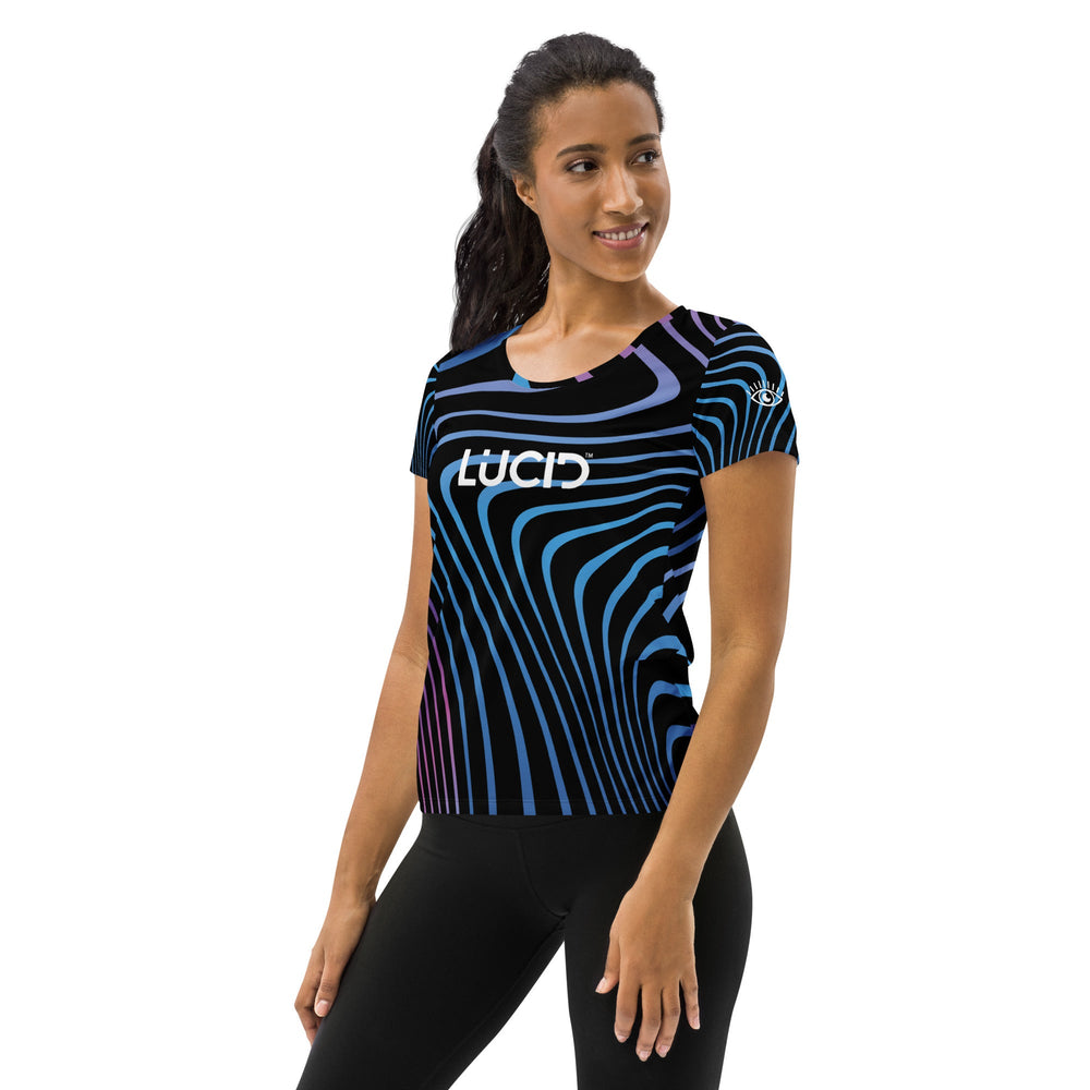 
                  
                    Women's "Color Swirl" Athletic T-shirt - Lucid™
                  
                