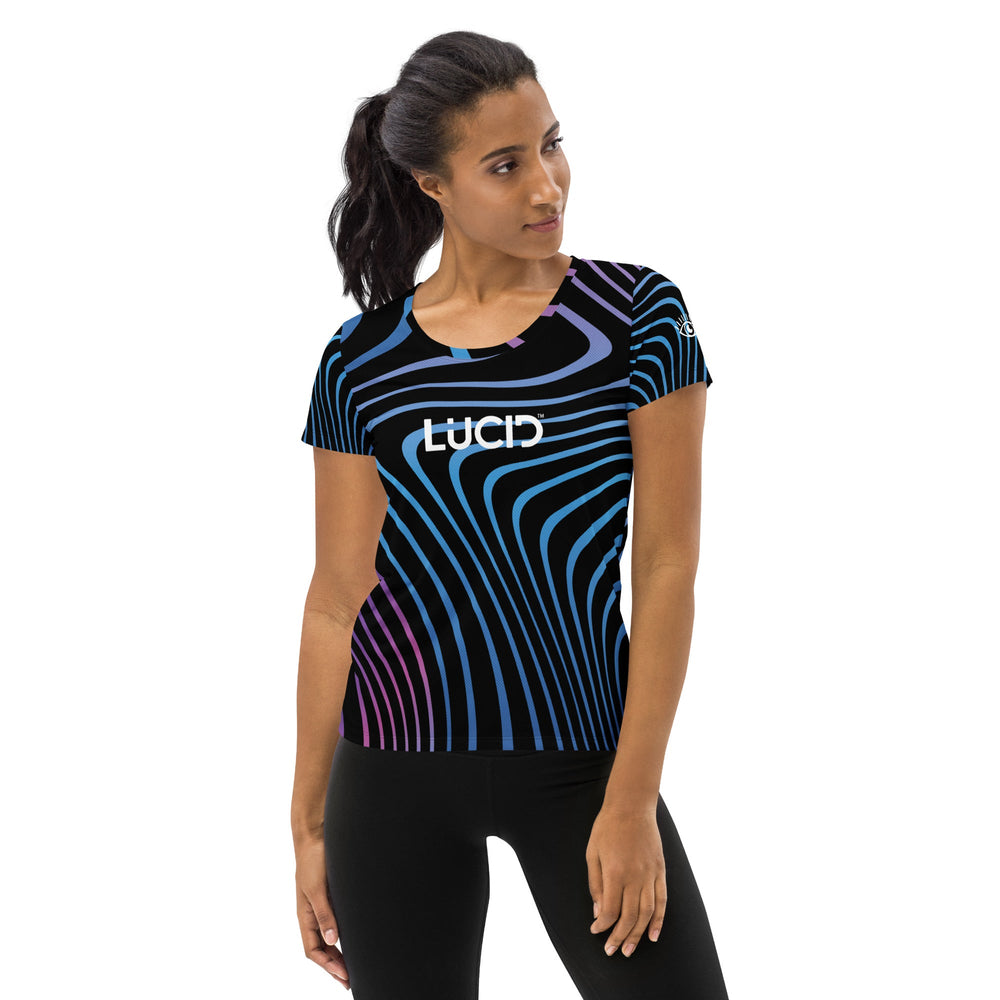 
                  
                    Women's "Color Swirl" Athletic T-shirt - Lucid™
                  
                