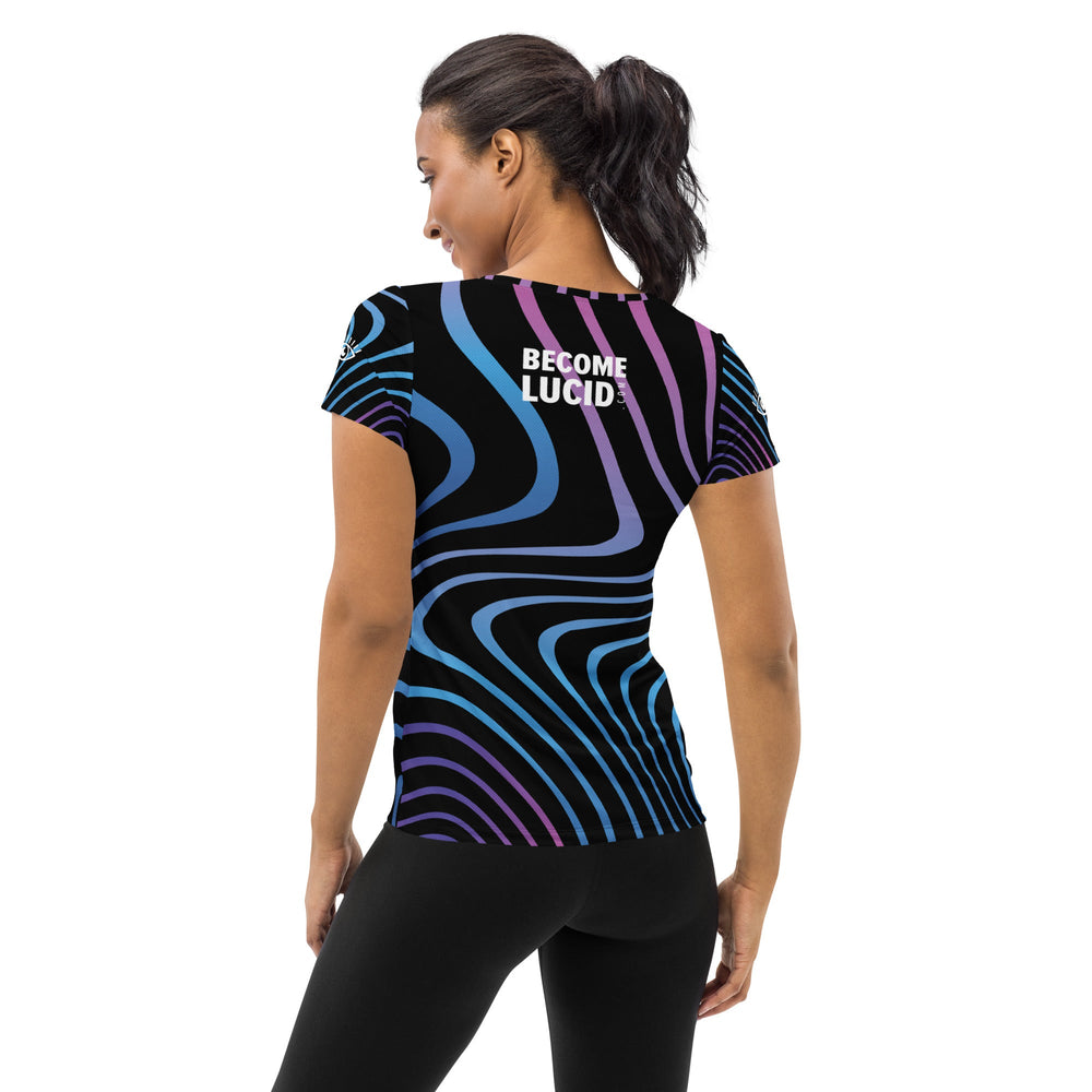 
                  
                    Women's "Color Swirl" Athletic T-shirt - Lucid™
                  
                